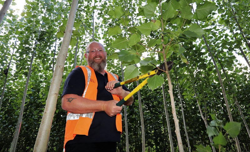 New Nursery Coordinator Matthew Mabbitt at the NRC’s Mata nursery. Mr Mabbitt is one of a number of new land management staff hired under the council’s 2018-28 Long Term Plan, which has an increased emphasis on water quality and soil conservation.