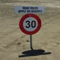Driving on the beach