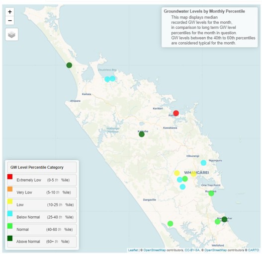 Ground Water Levels In Key Aquifers For June 2024